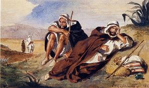 EUGENE DELACROIX-1837 ARABES D ORAN